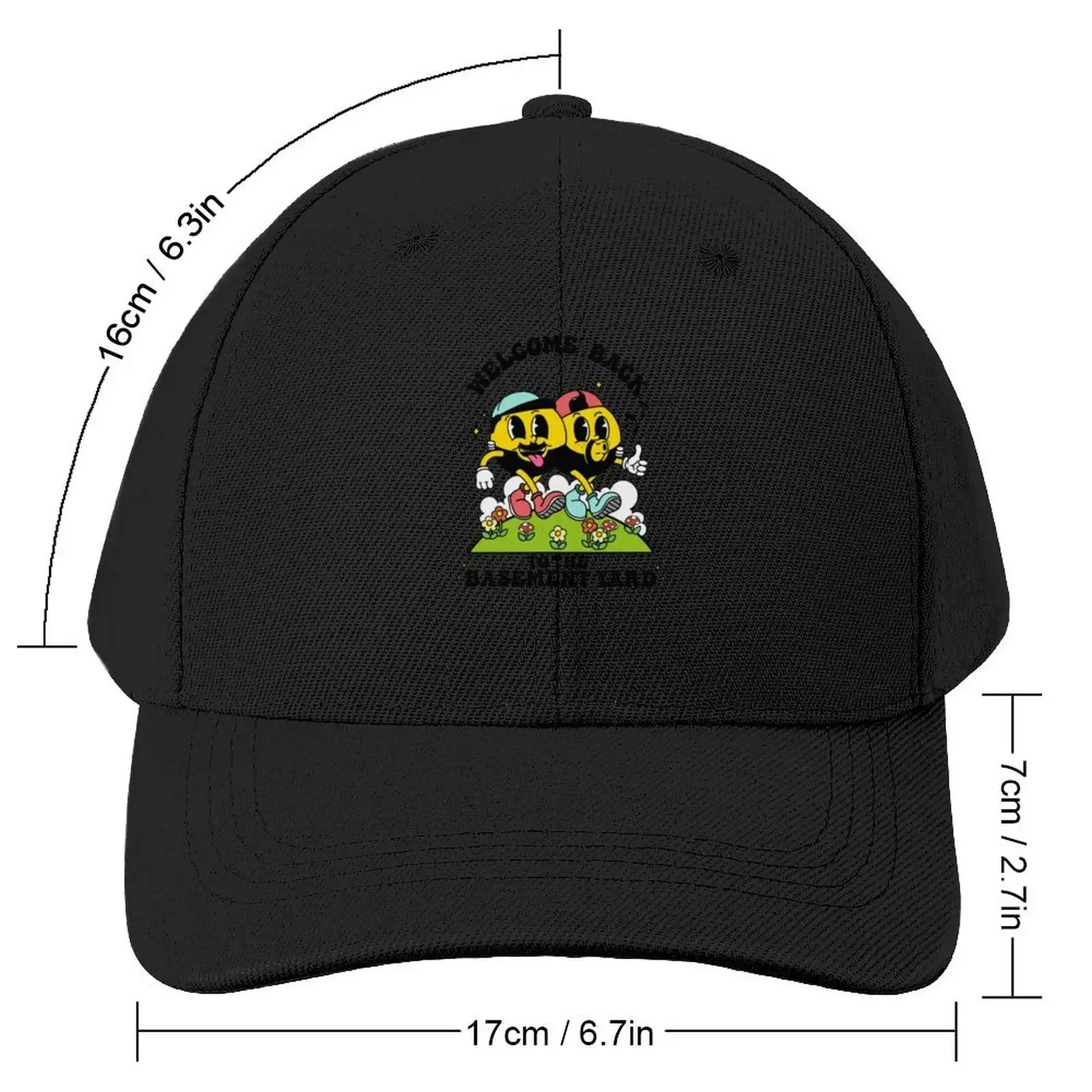 Santagato Studios Merch The Basement Yard Baseball Cap cute Hat Baseball Cap Uv Protection Solar Hat Rugby Hats Woman Men's