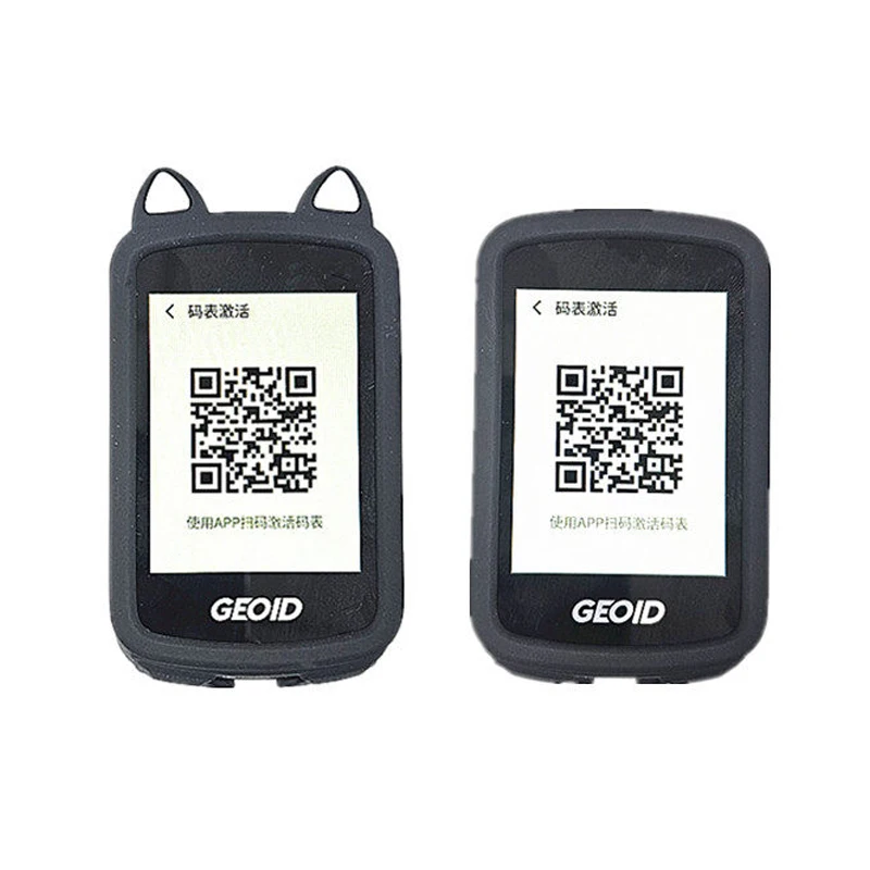 Cat Ear Silicone Soft Shell Protective Case Screen Protector Film Cover For GEOID CC700/CC700 Pro GPS Bike Computer Frame Skin