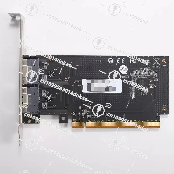 New High-performance Graphics Card with External PCIe4.0 X16 To 8654 and Then A Half-height Adapter Card
