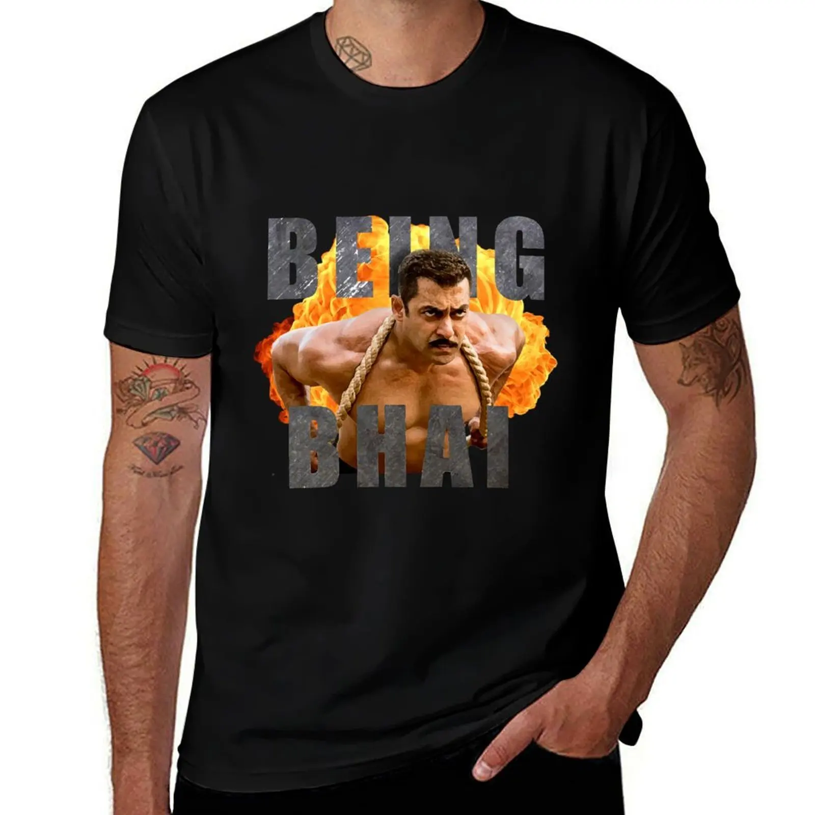 

Salman Khan Art T-Shirt Breathable Lightweight Summer Top