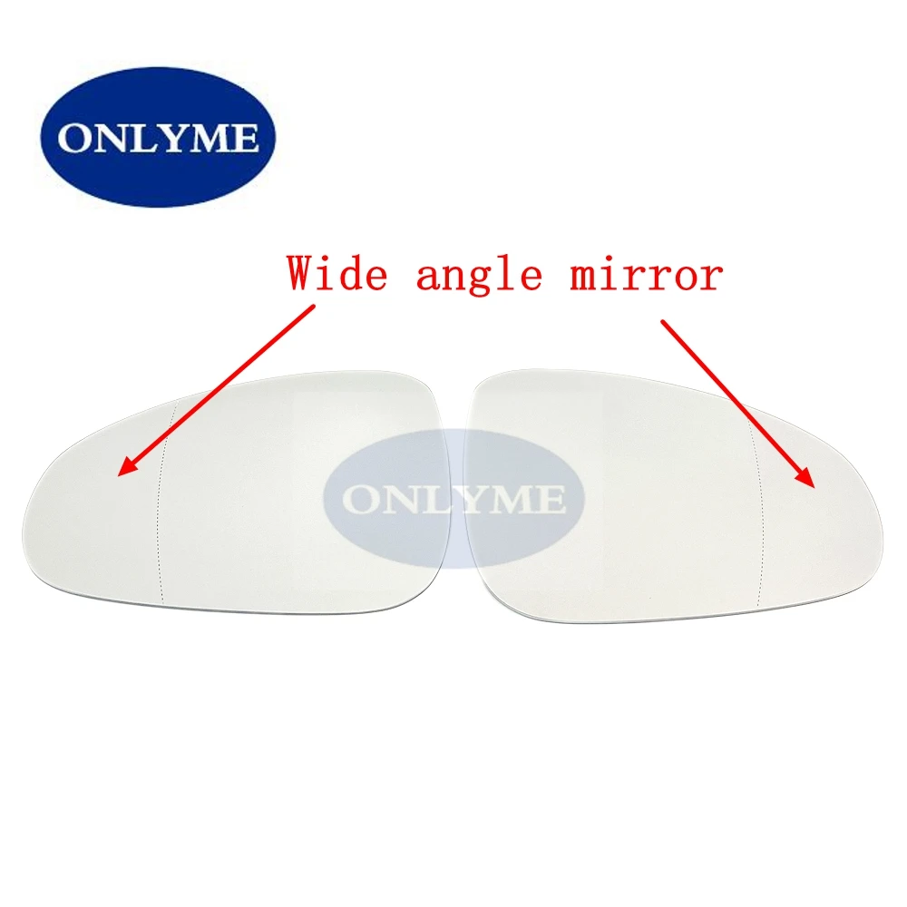 Car Wide Angle Heated Mirror Glass For Vw Touareg 2010 2011 2012 2013 2014 2015 2016 2017 2018