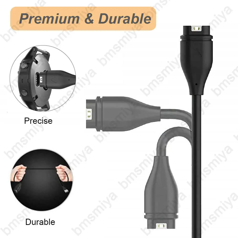 1 قطعة 1 متر/3.3ft USB كابل شحن ل Garmin Forerunner 255/ 255 Music/ 255S/ 45/ 55/ 45S/ 245/ 230/ 235 لايت شاحن حوض