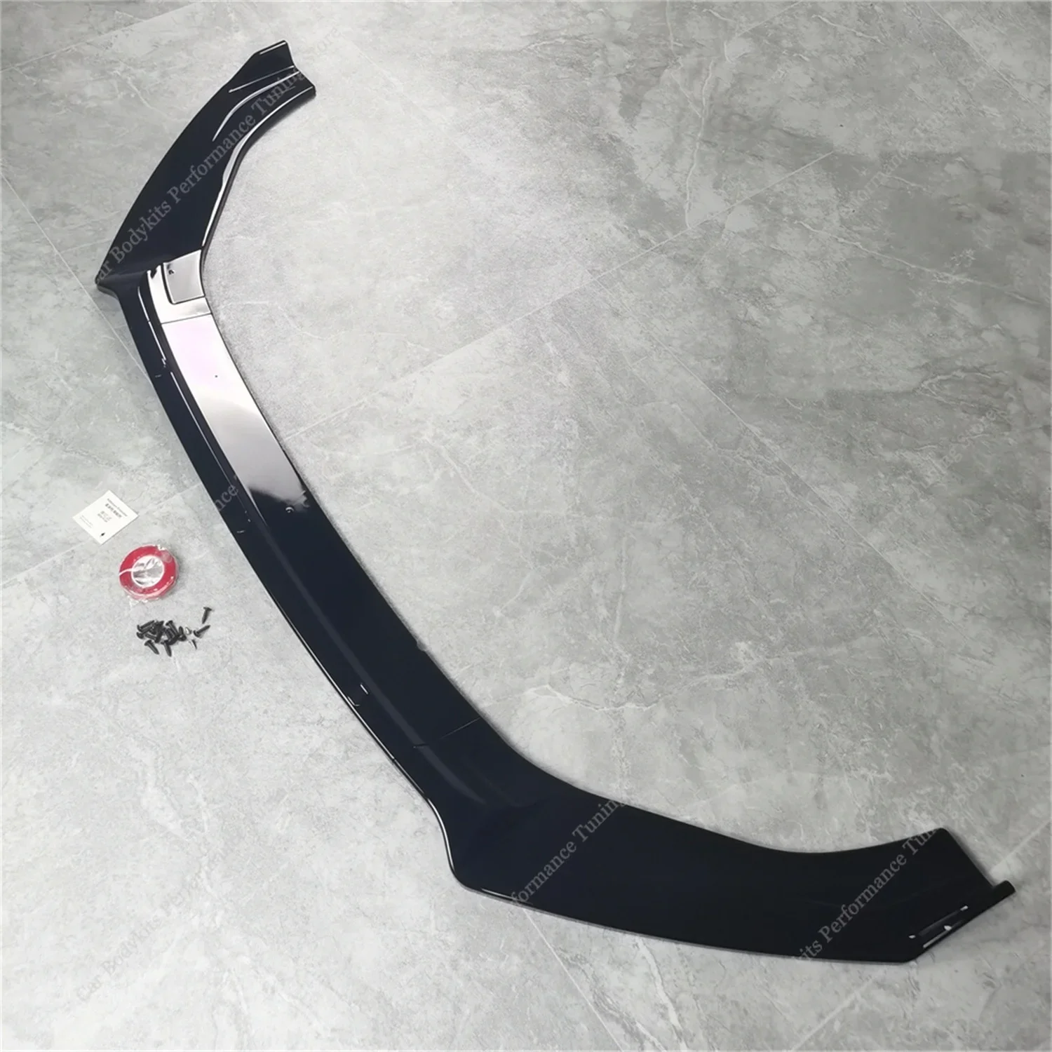 Gloss Black Front Bumper Lip Spoiler Splitter Diffuser Retrofit For VW Beetle A5 TSI TDI Standard 2012-2016 Pre-Lci Bodykits