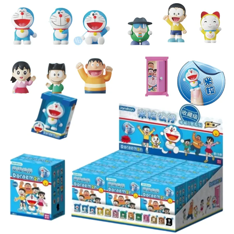 

Милый загадочный подарок Doraemon слепая коробка Nobi Nobita Dorami Shizuka Minamoto Honekawa Suneo милая мини-фигурка с рисовым зерном