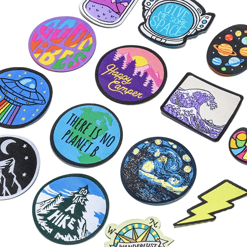 Fun Ironing Space Suit Patches Badges Holes Accessories Embroidery Subsidies Fashion Versatility