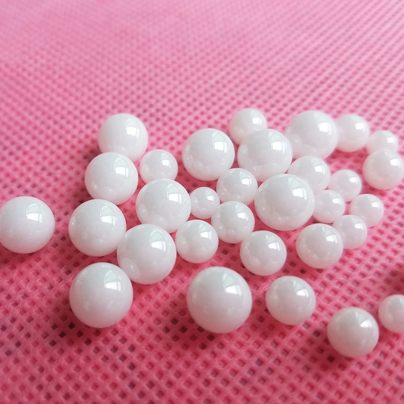 1-20PCS Zirconia Ceramic Ball G10 Precision ZrO2 Ceramic Bearing Balls Smooth Round Ball Bead Roller Beads Dia 0.8mm-16.05mm