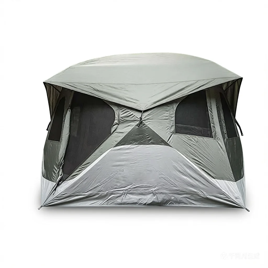Instant Pop up Camping Tent 4 Person Waterproof Family Camping Tent with Large Mesh Windows for Outdoor Car Camping
