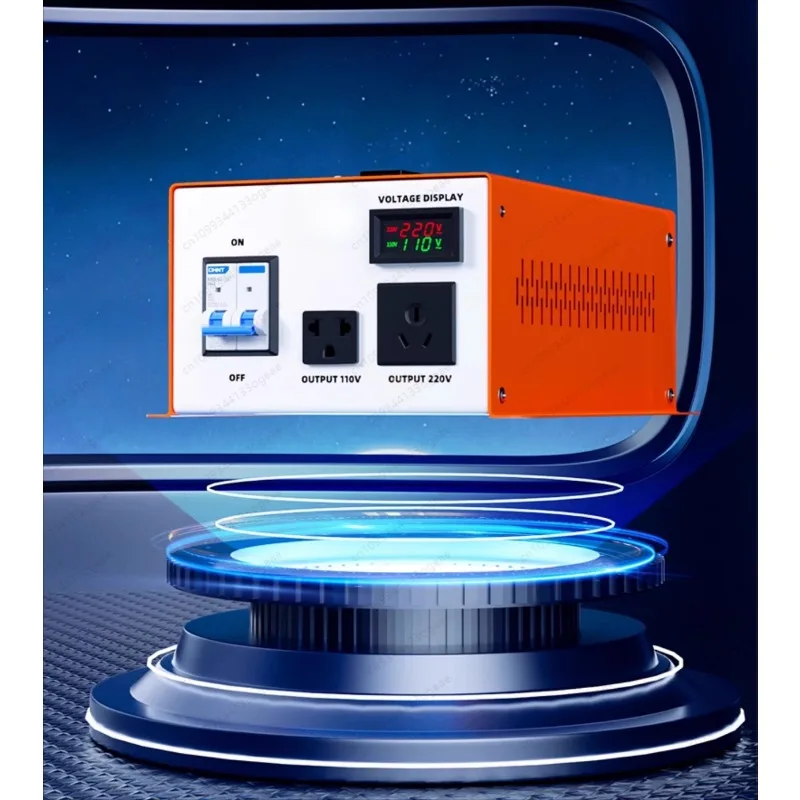 4000W Industrial Power Transformer, 220V to 110V 100V 120V US Standard Voltage Converter view 3