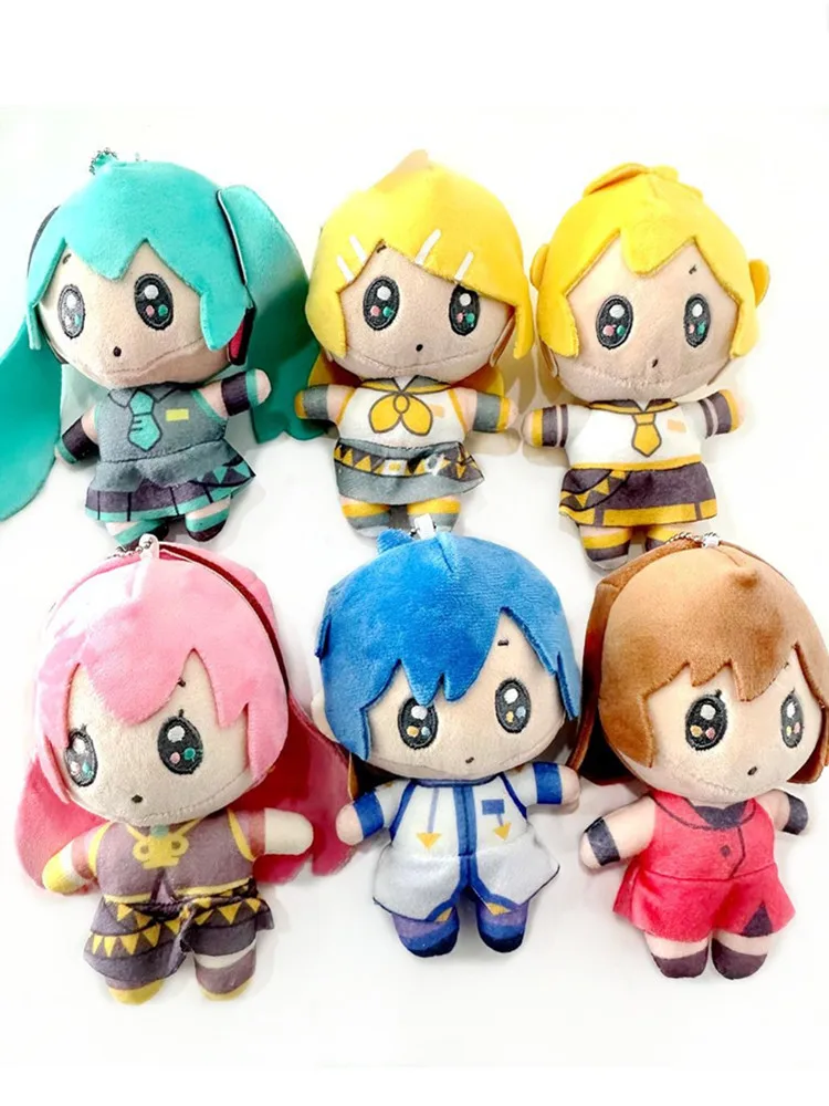1 Stück Anime Hatsune Miku Plüschpuppe Kagamine Rin Len Megurine Luka MEIKO KAITO Actionfiguren Sammlerstück Geschenk Spielzeug