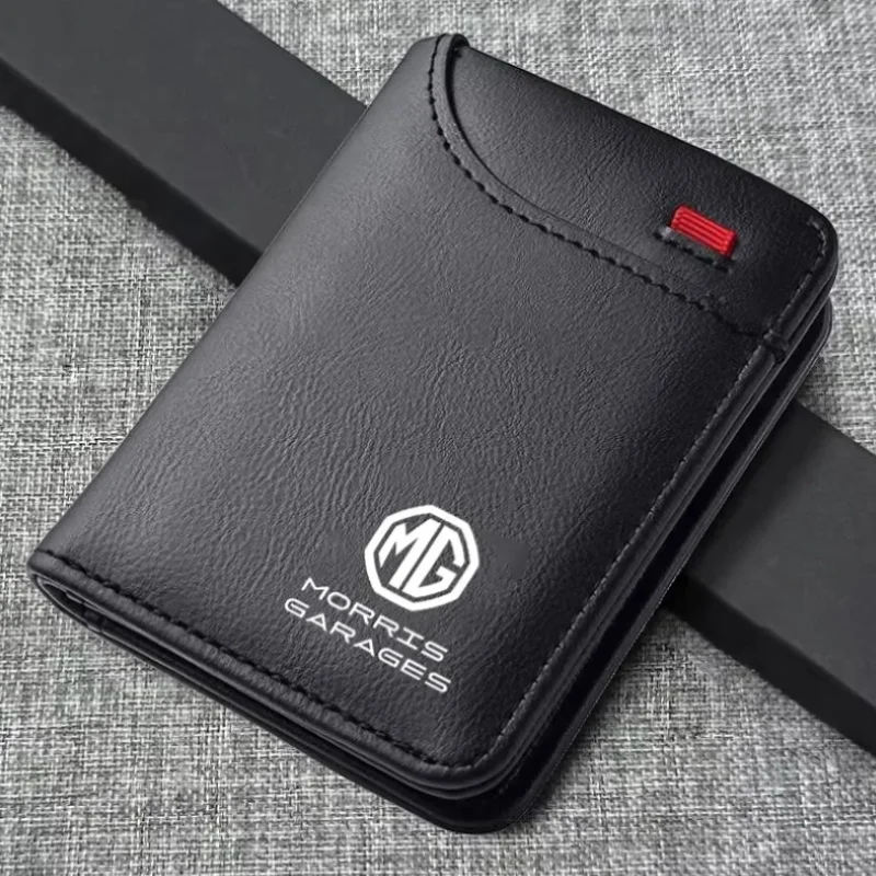 Car Driver License Holder ID Card Wallet Vehicle Document Holder PU Leather For MG ZS MG4 EV MG HS MG3 MG5 EV Marvel R MG ONE