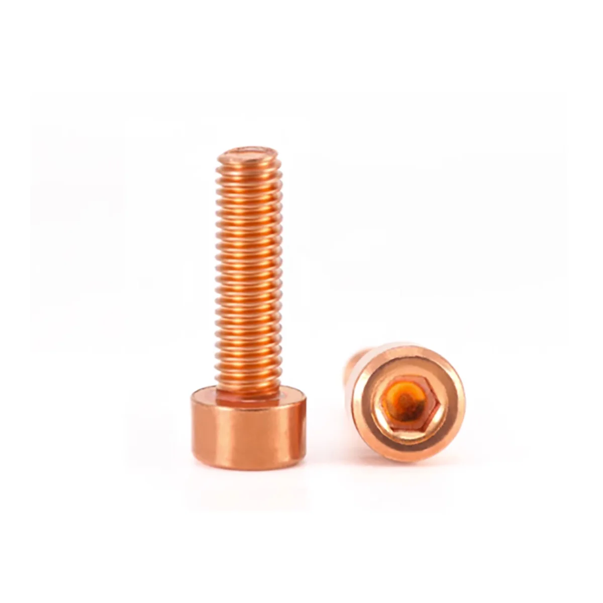 

M3-M8 Red Copper Cup Head / Cylindrical Head Hexagon Socket Bolt Screw