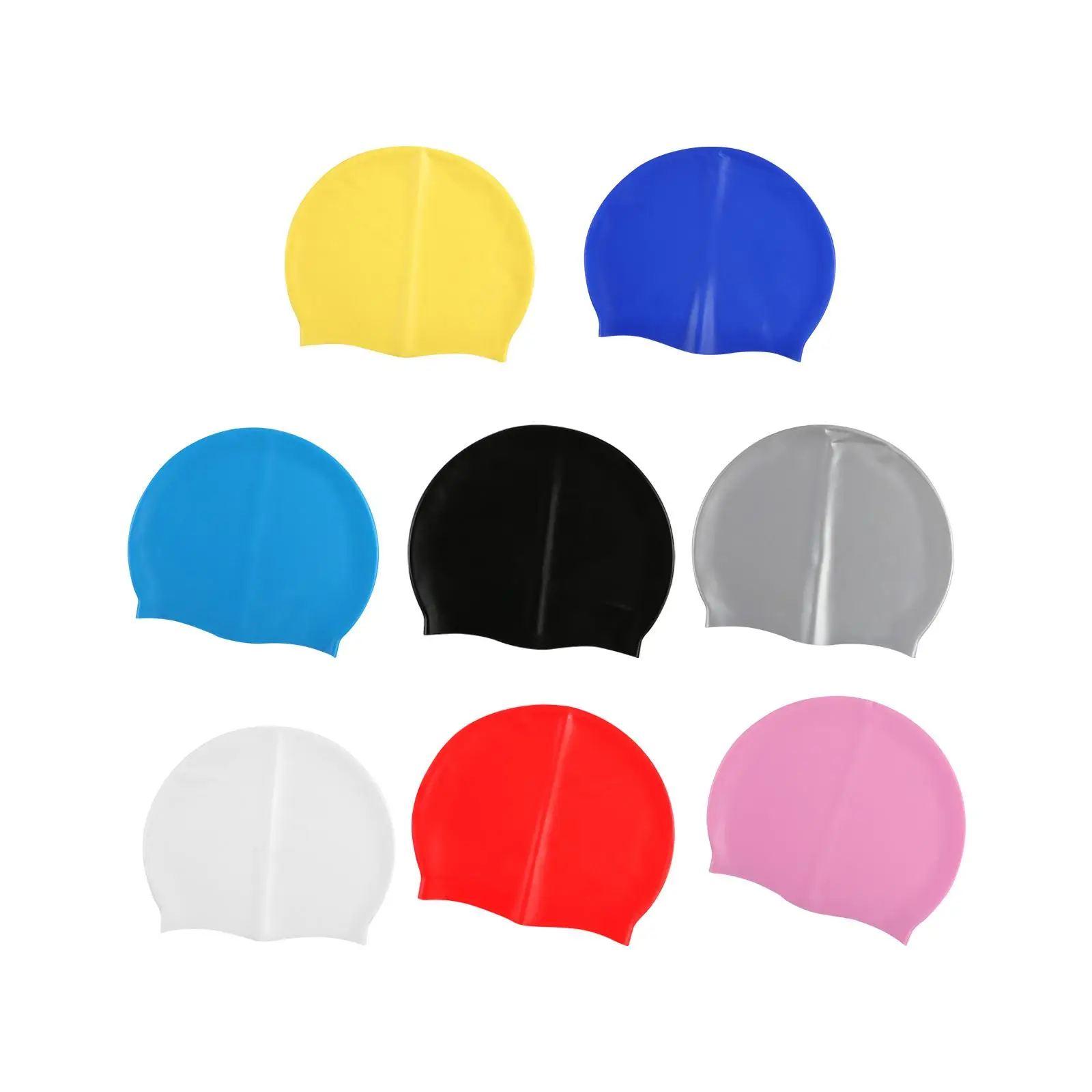 Swimming Cap Silicone Swim Cap Comfortable Nonslip Summer Headgear Beach Keep