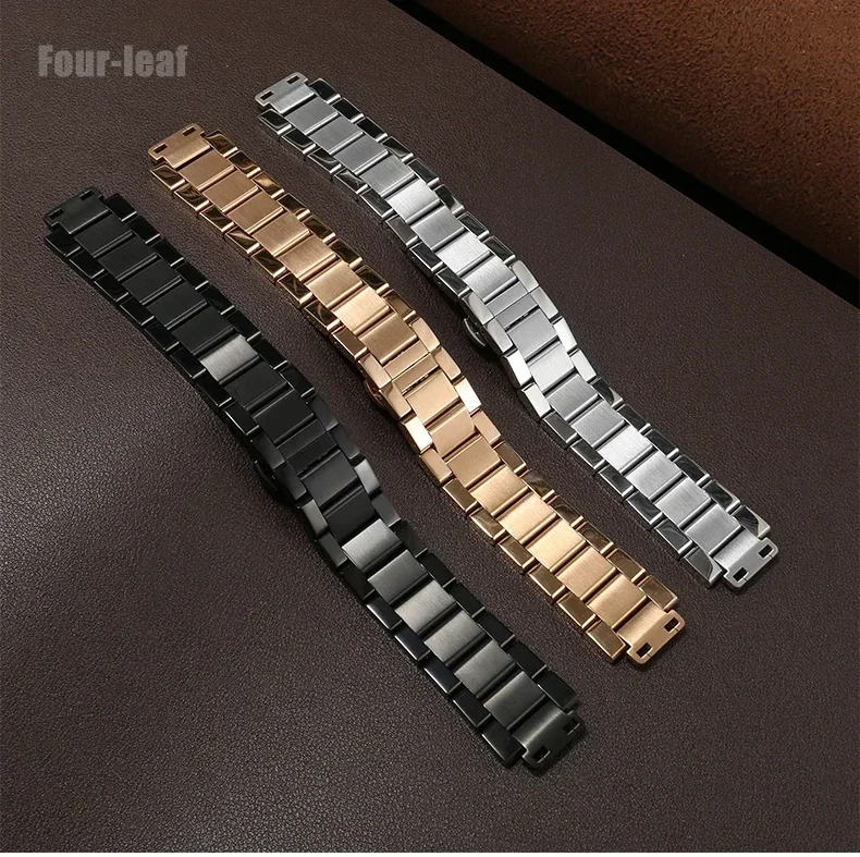 ل Hublot Yubo حزام ساعة اليد الانفجار الكبير الكلاسيكية الانصهار الرجال النساء الصلبة الفولاذ المقاوم للصدأ حزام الساعات سوار 27*19 مللي متر