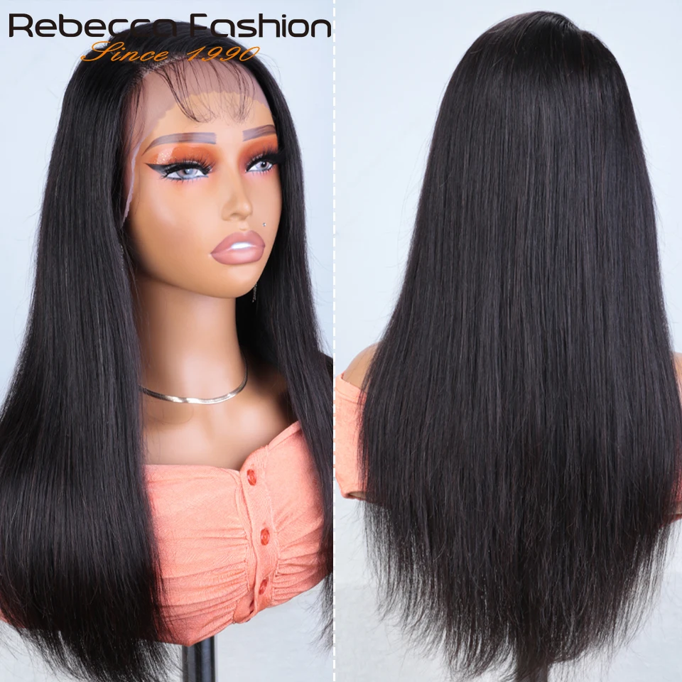 Natural Straight Lace Front Wig 100% Human Hair Straight Lace Wigs Side Part 13X6X1 Straight Lace Front Wigs For Women On Sales