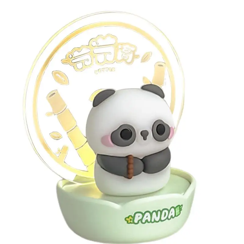 

Room Panda LED Night Light Cute Battery Operated Night Light Touch Night Lamp Bedroom Timing Light Decoration Childrens Gift