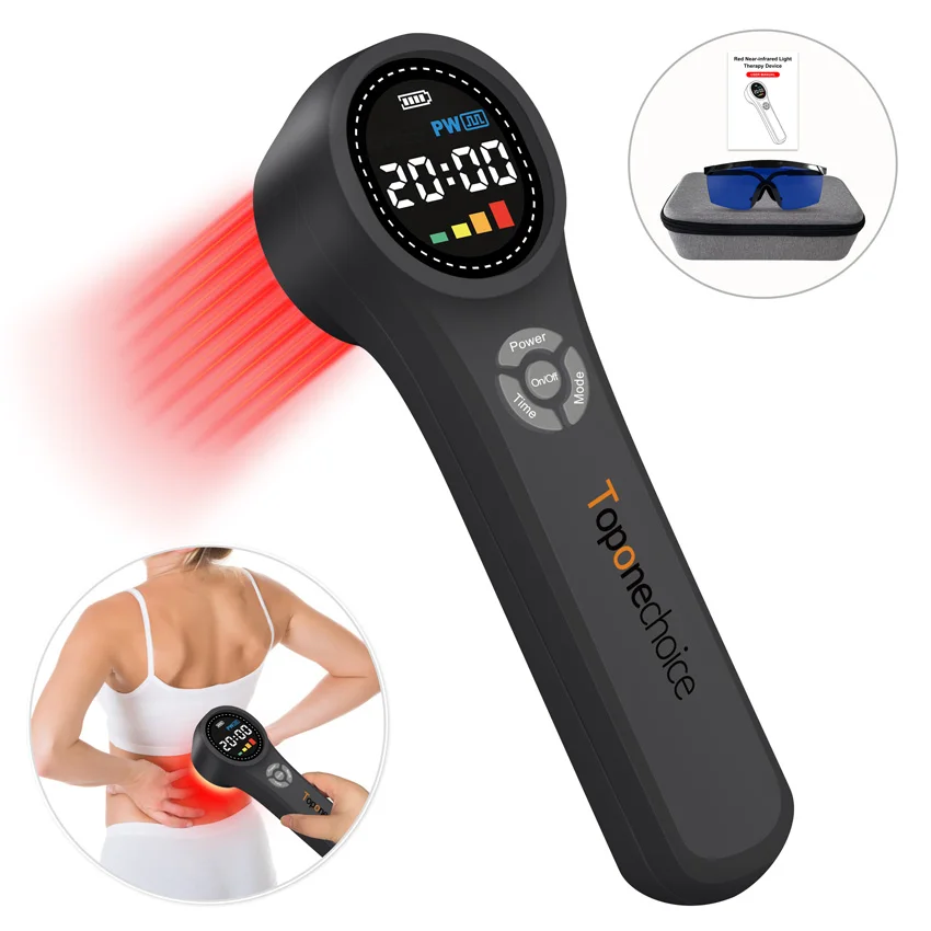 24 Diodes 660nm+810nm+980nm Cold Laser Physical Therapy Device for Herniated Disc Near Infrared Light Therapy for Arthritis Pain