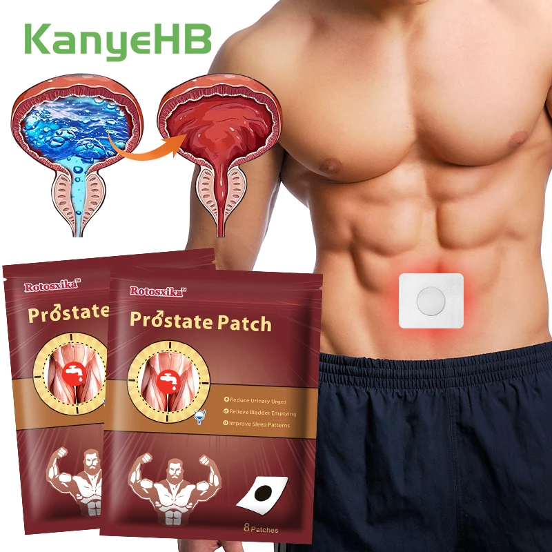 16Pcs=2Bags Prostatitis Prostate Treatment Patch Man Prostatic Navel Plaster Strengthen Kidney Patch for Men Health Care A2571