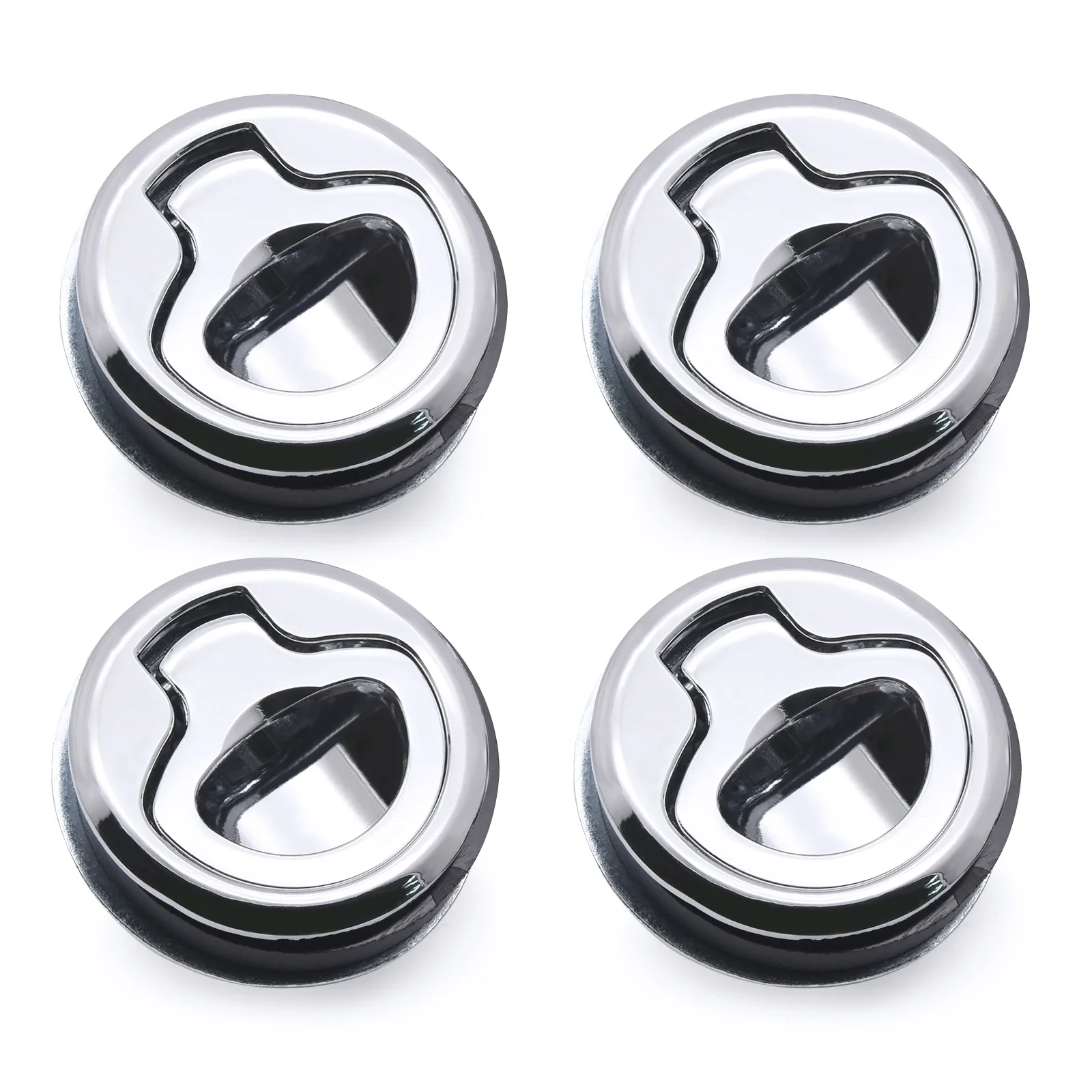 مزلاج سحب مستدير دافق ، غير مفتاح لقارب RV ، خزانة فولاذية على سطح السفينة البحرية ، البحرية ، 2 ، 4 ، 6 ، 10