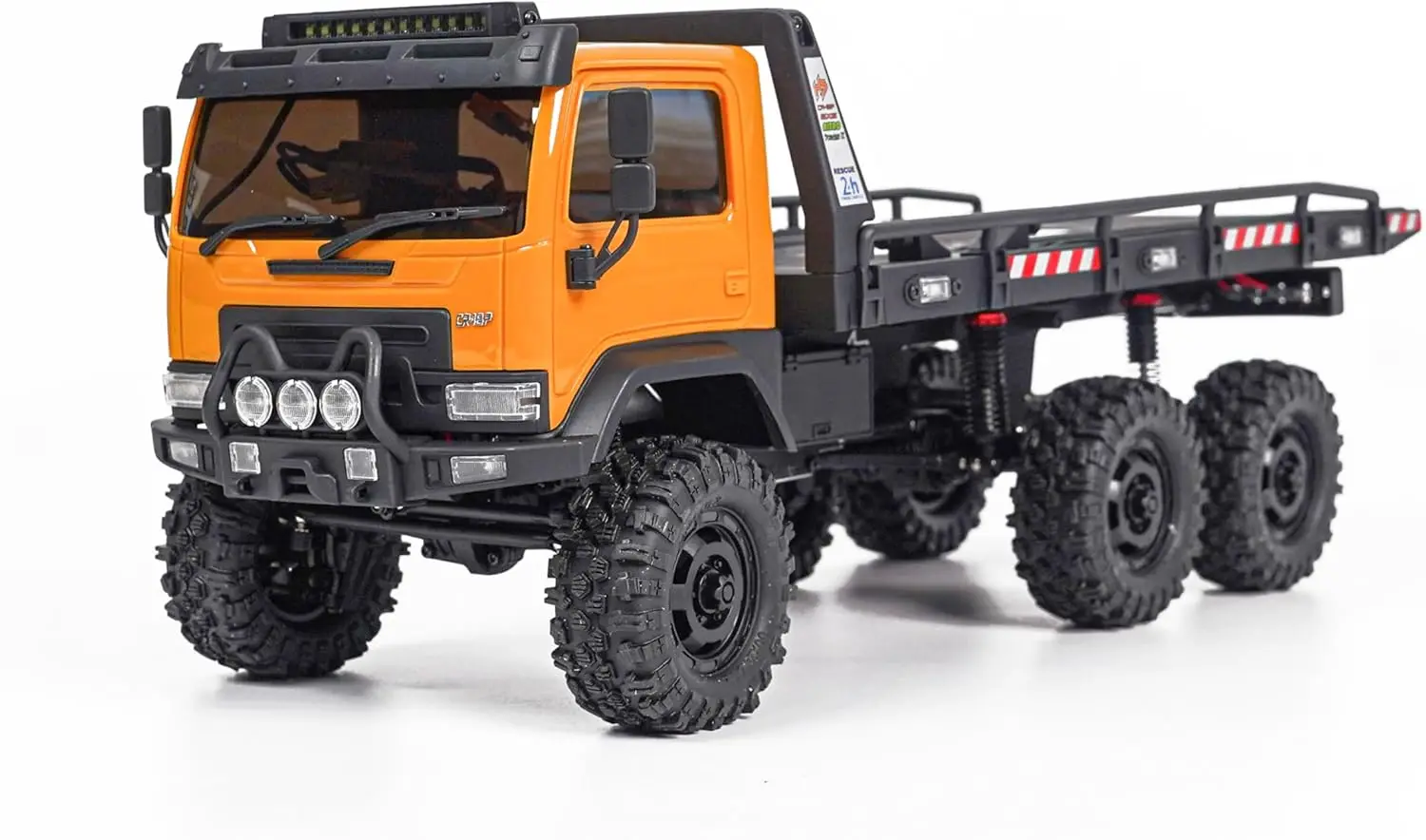 Remote Control Rock Crawler 1/18 Scale 6WD 2 Speed Transmission RTR All Terrain - 6x6 V1.5 CR18P Off Road Car for Adults RC Hobbyists (Tan)