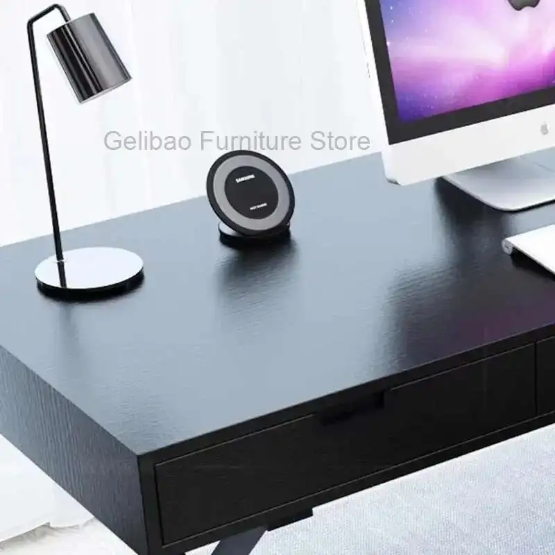 Tavoli da ufficio Scrivania Tavolo da studio per computer Postazione di lavoro moderna per caffè Mobili Posti per conferenze direzionali Scrittura Desktop in acrilico