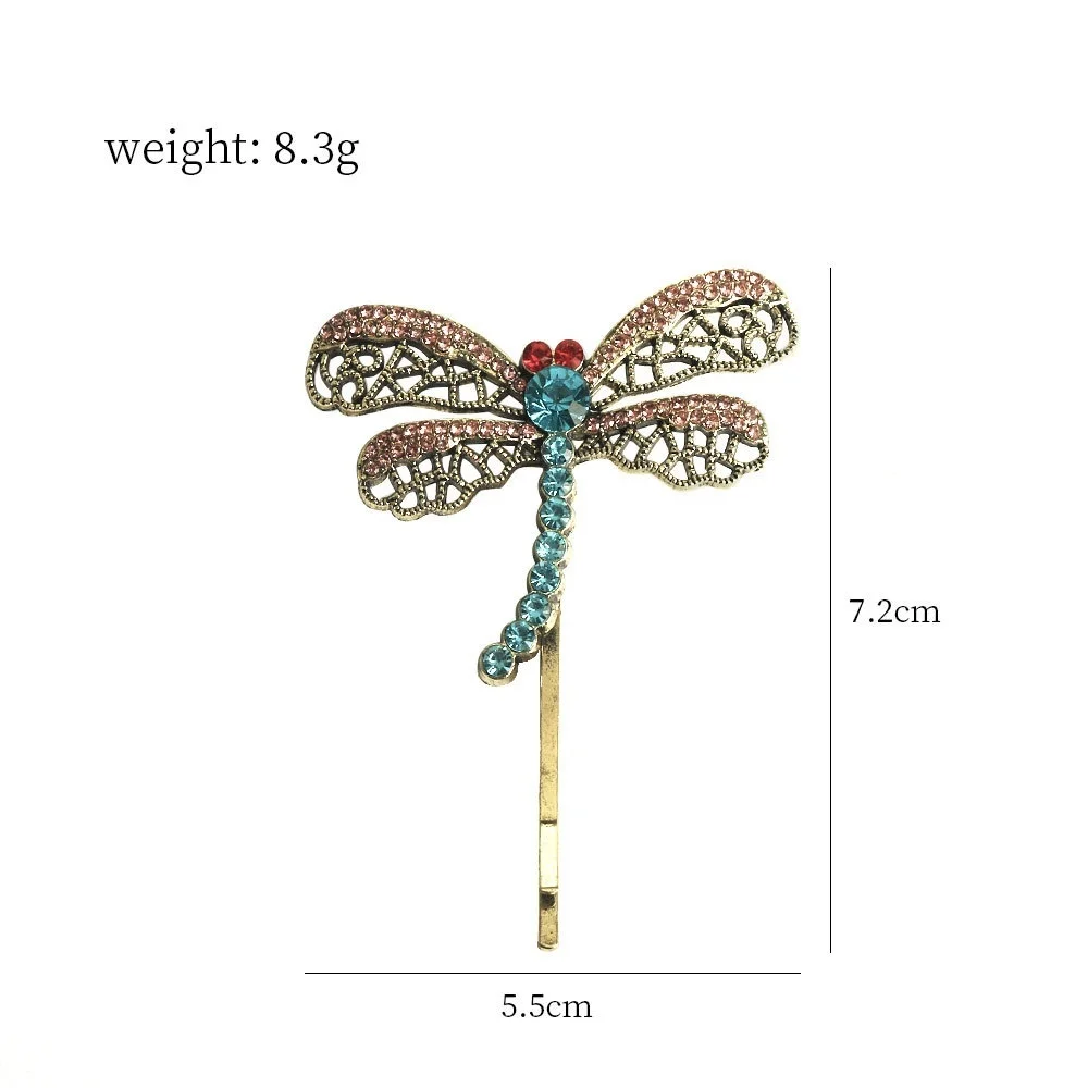 애니메이션 고스트 마더 브로치 잠자리 머리핀 사이드 클립 소녀 패션 헤어 액세서리 롤플레잉 쥬얼리 선물