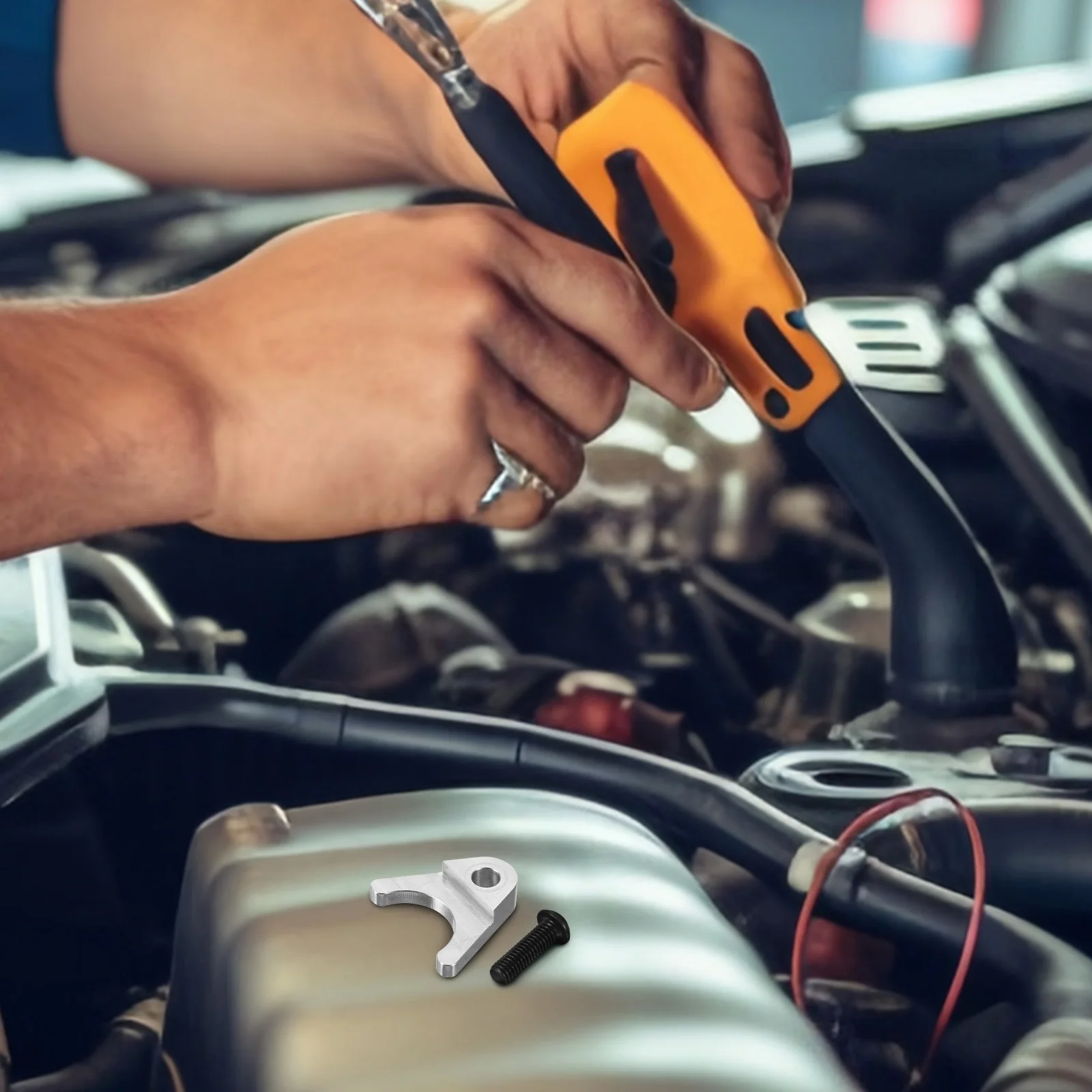 

Oil Pump Mounting Bracket High Strength Support Accessories for Car Engine Secure Pickup Tube Prevent Loose Enhance Oil Flow