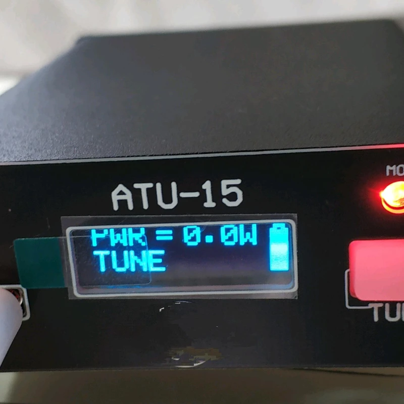 ATU-15 automatic sky adjustment DIY amateur radio shortwave station with built-in battery LED light ATU-10