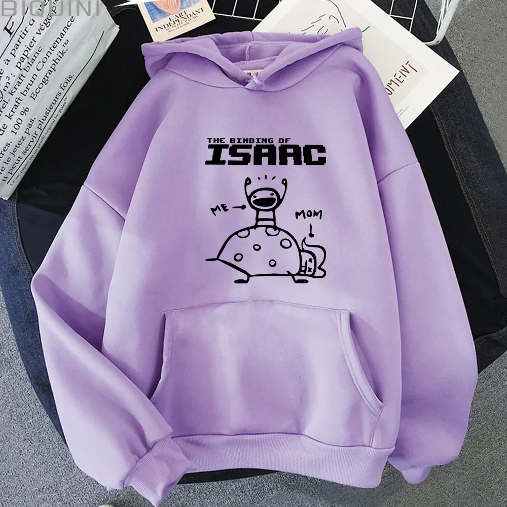 The Binding of Isaac Hoodies for Men/Women Original Cartoon Print Letter Pattern Sweatshirts Fashion Desigh Sense of Long Sleeve