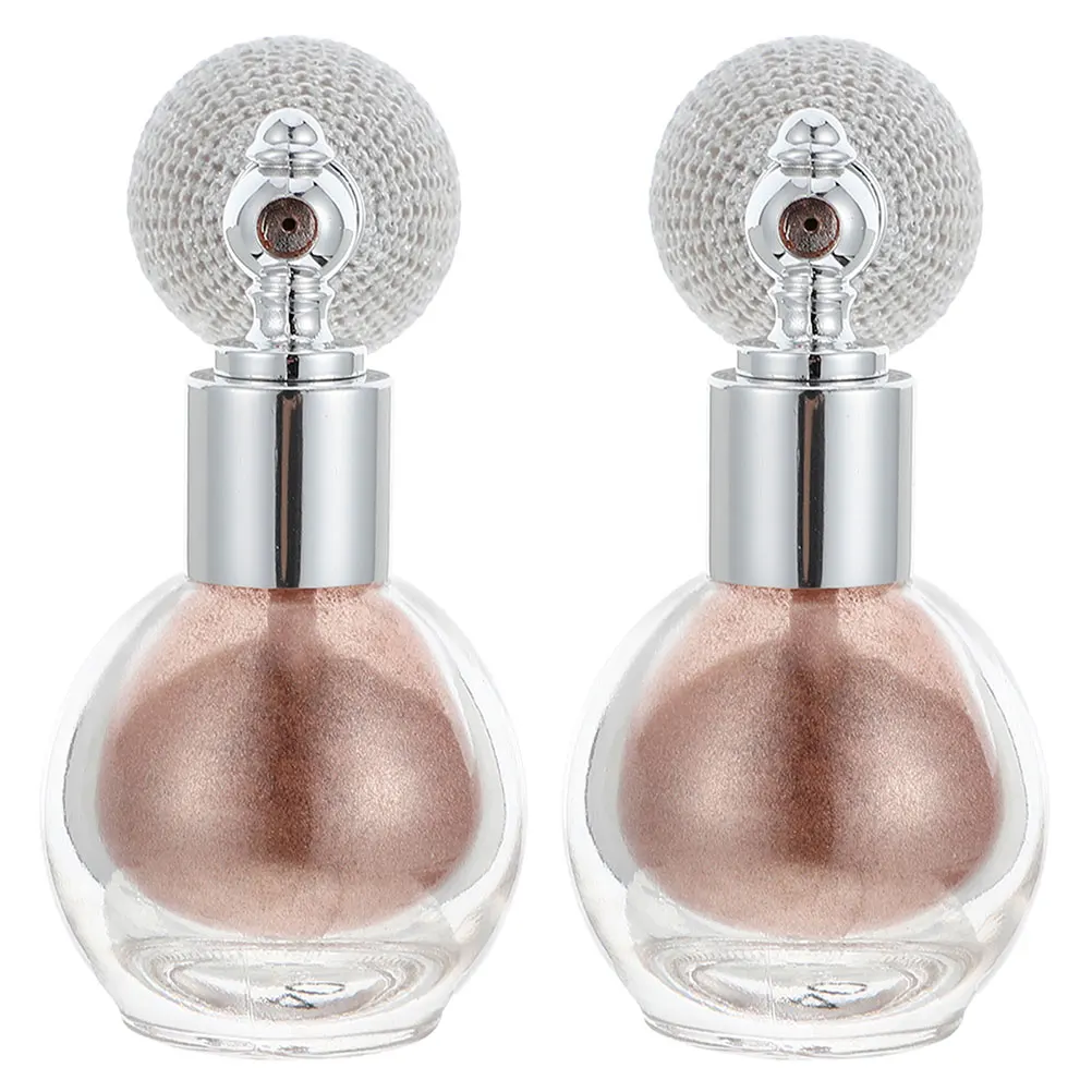 

2 Pcs Glitter Spray Sparkle for Body Shimmer Bottles Sprayer Highlight Powder Hair