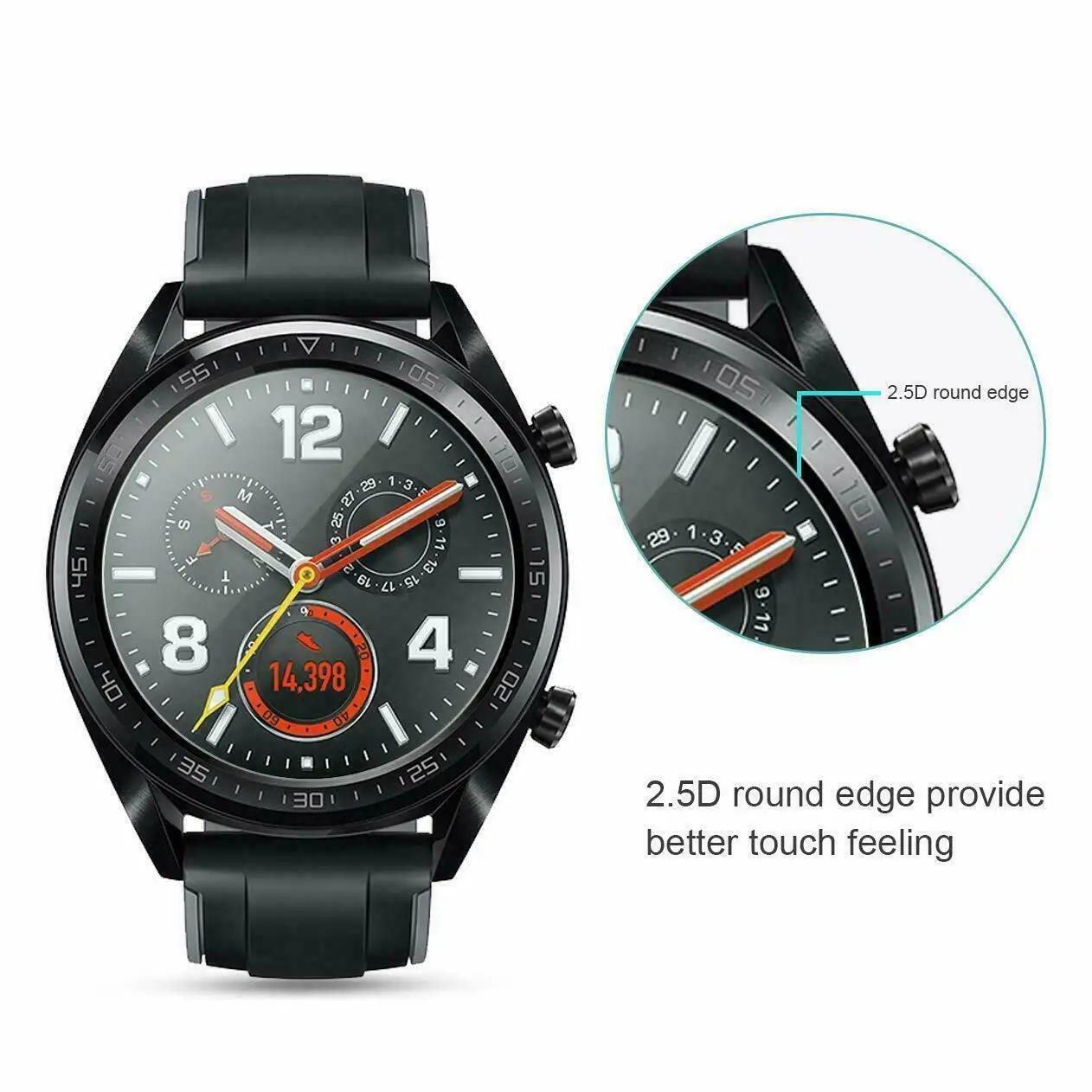 Para huawei relógio gt2 gt 2 pro gt3 pro runner smartwatch protetor de tela gt2 gt3 46mm vidro temperado em huawei gt2 pro/gt3 pro