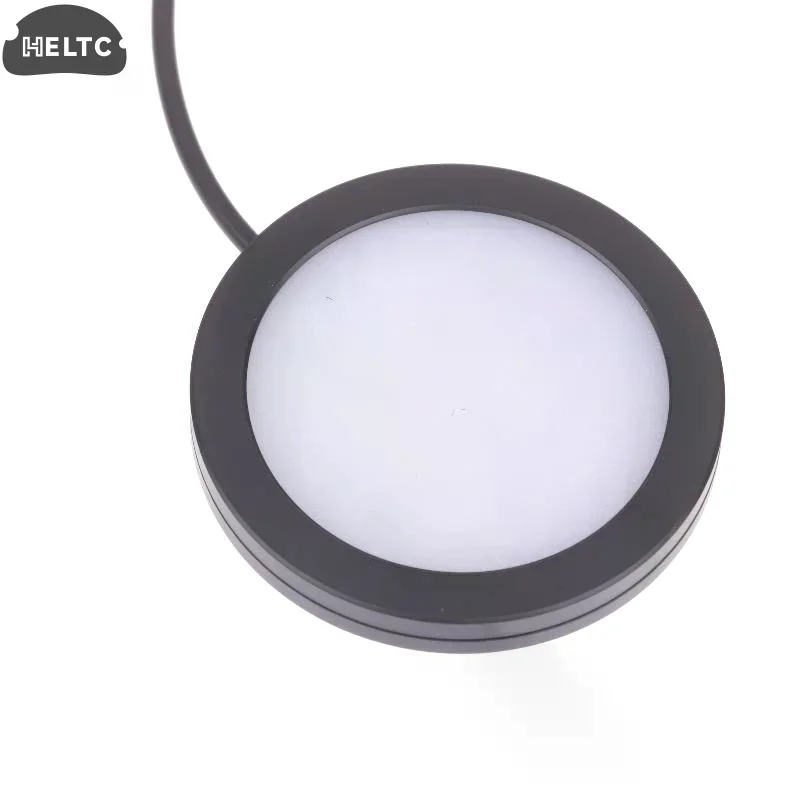 1Pcs 5V For Bamboo Led Light Parts DIY Model Warm/White/Neutral Black USB Round Ultra-thin Light For Bambu Lab Lamp Kit Hardware