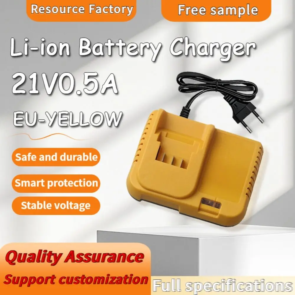 LED Indicator Lithium Battery Charger Smart Charging Overload Protection Replacement Charger PP Power Tool Battery Charger