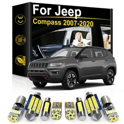 For Jeep Compass 2007 2008 2010 2011 2012 2013 2014 2015 2016 2017 2018 2019 2020 Accessories Car Interior LED Light Canbus