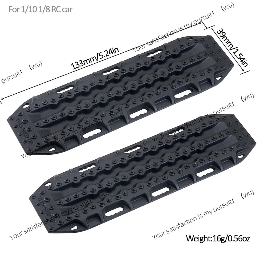 ZOCI-2pcs 133*39mm Plastic Sand Ladder Recovery Board For 1:10 Rc Crawler Traxxas Trx-4 Trx-6 Axial Scx10 Redcat Gen8 Rgt Yikong
