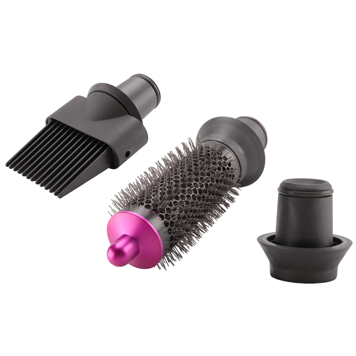 Cylinder Comb Wide Tooth Comb for Dyson Supersonic Hair Dryer Curling Attachment Fluffy Traight Hair Hairstyle Nozzle