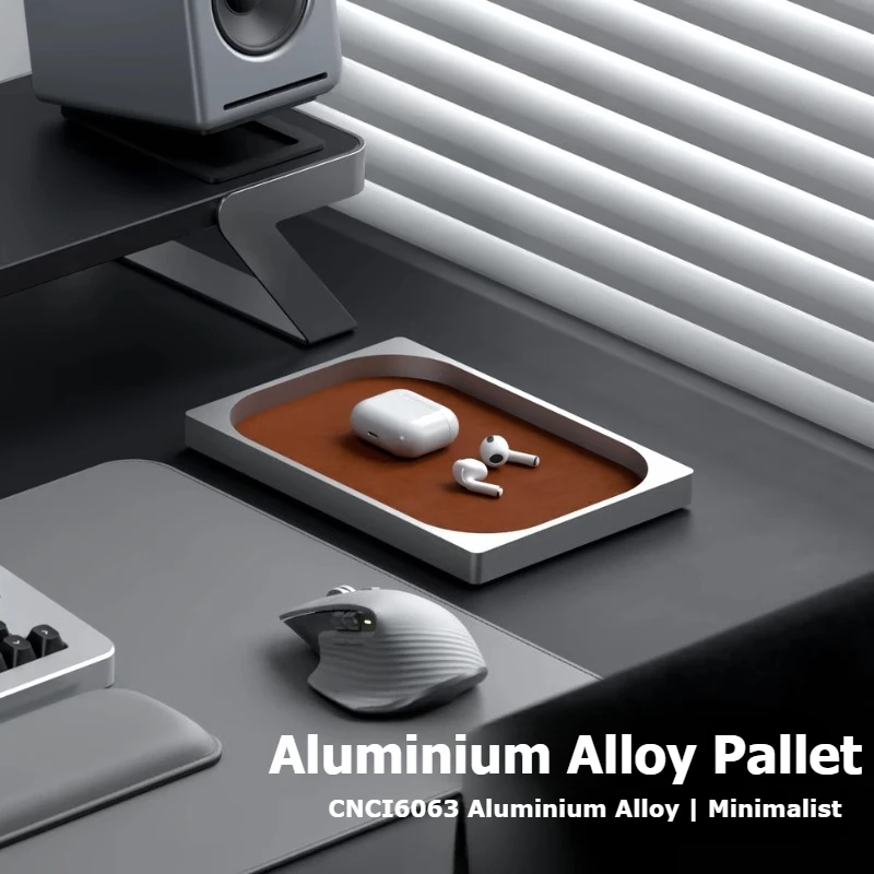 

GWANG Aluminium Alloy CNC Mouse Tray Storage Organiser Screw Tray Pencil Case Desk Accessories