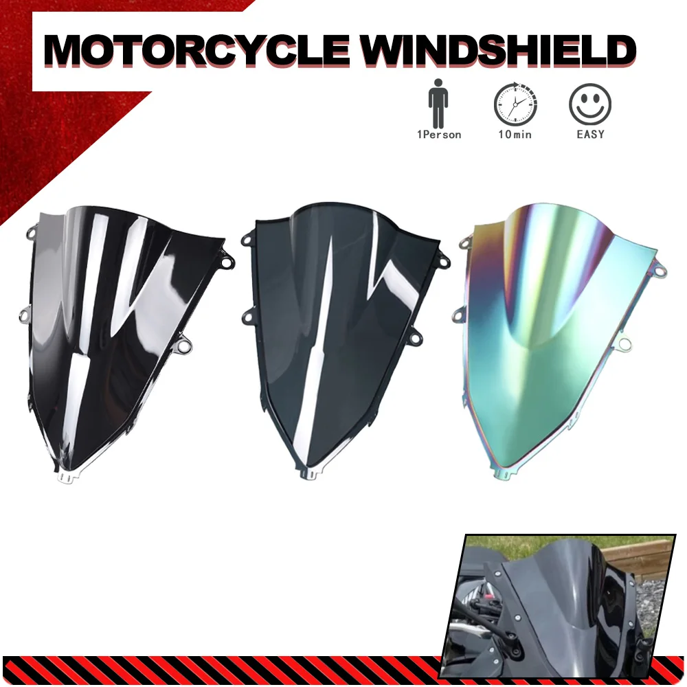 Motorcycle FOR HONDA CBR650R CBR 650R 2019 CBR650 R 650 2020 2021 2022 2023 ABS windshield Fairing Windscreen Screen Accessories