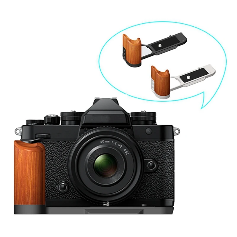 กล้อง L-Shaped Bracket แผ่นไม้ Handle สําหรับ Nikon ZF กล้องฐานแผ่นกล้องขาตั้งกล้องการถ่ายภาพ Bracket