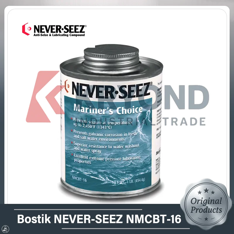 Bostik Never Seez NMCBT 16 Nickel Anti Seize Compound for High Temperature Bolts and Industrial Fasteners