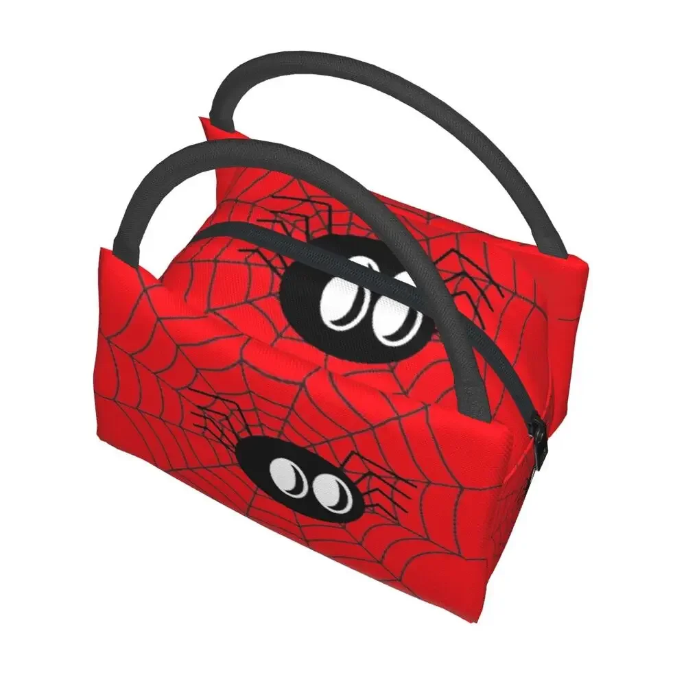 Bolsa de almuerzo con aislamiento Spider On Web para mujer, bolso térmico impermeable, enfriador, para oficina, Picnic, viaje