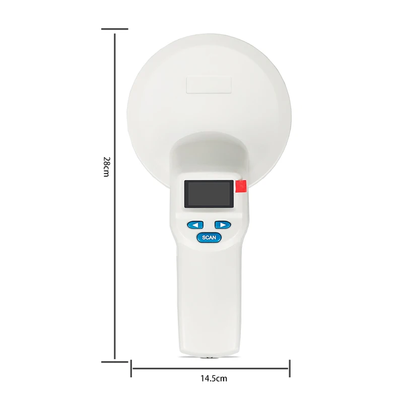 FDX-B 134.2Khz USB 2.0 Blue-Tooth Handheld Storage 20000 Records UID+Time RFID Dog Chipset Reader 125Khz Animal Chip Scanner