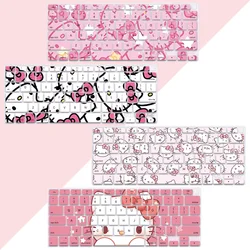 Cute pink anime Hellos Kitty J141 US Layout Color Print Soft Silicone Keyboard Cover For Macbook 2020 Air A2179 A2337