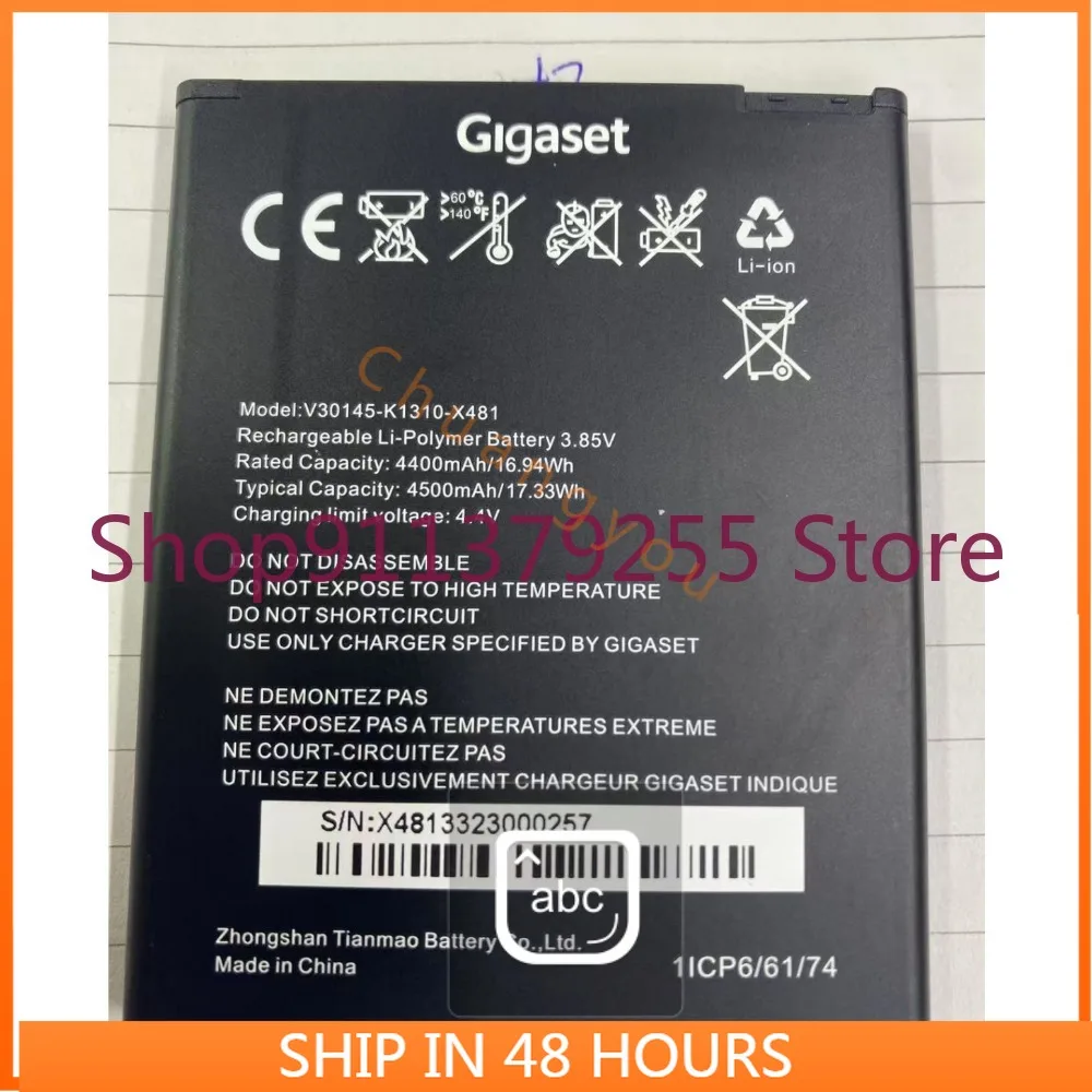 

Для Glgaset v30145-k1310-x481 4500 мАч 3,85 В аккумулятор мобильного телефона