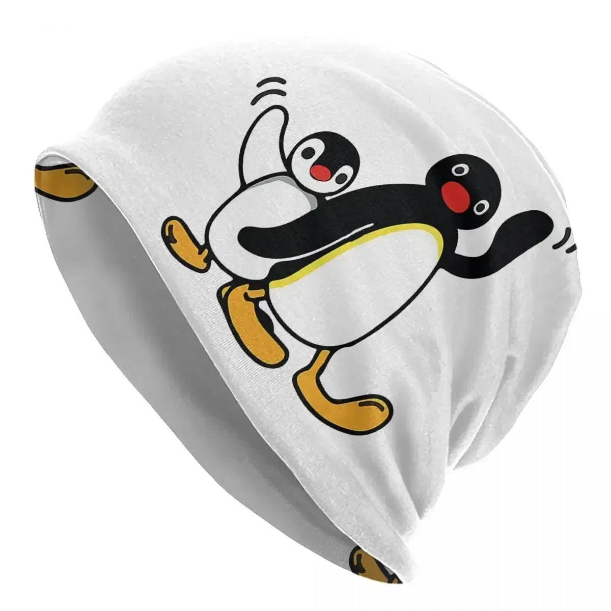 Noot Noot Pingu Funny Bonnet Hat Knitting Hats Men Women Cool Unisex Cartoon Penguin Warm Winter Beanies Cap