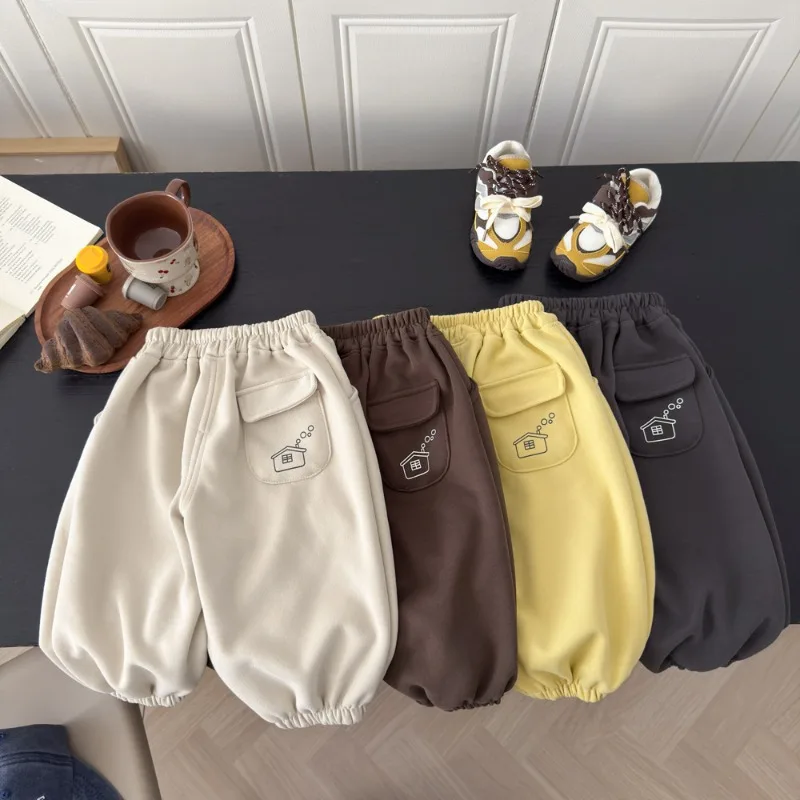 RAISE 1-12 Jahre Kinder Jungen Hosen Herbst Cartoon Bedruckte Kinder Jungen Jogginghosen Lose Vielseitige Elastische Taille Junior Mädchen Hose – Detail 10