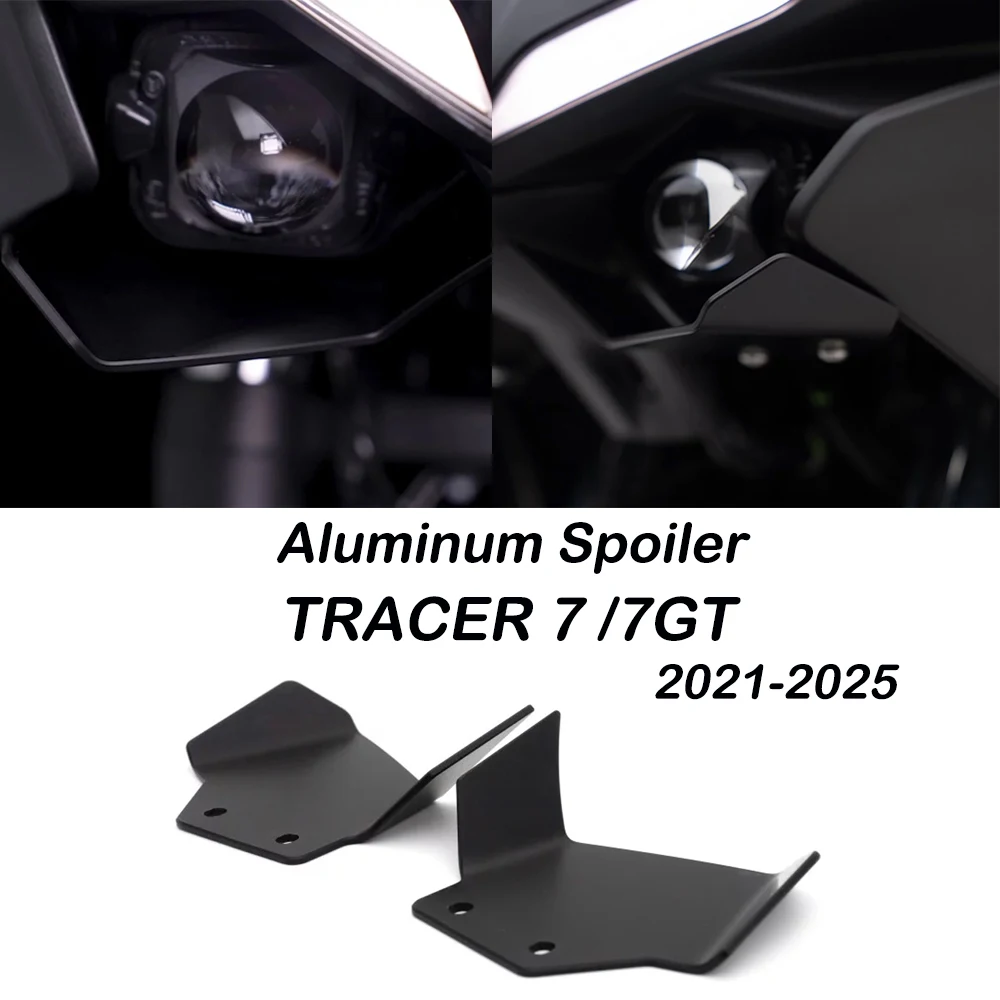 

Tracer7 GT Accessories Aluminum Spoiler Winglet Expander For Yamaha Tracer 700 TRACER 7GT 2021-2024 2025 Front Fairing Spoiler