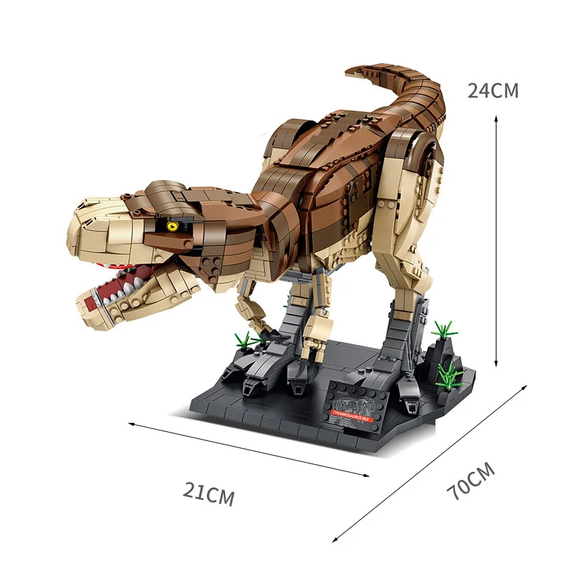 Décennie s de Construction de Dinosaures de 80cm, Grand Parc, Renforcement T-Rex, Idée, Monde Créatif, Ensemble de Briques pour Garçon