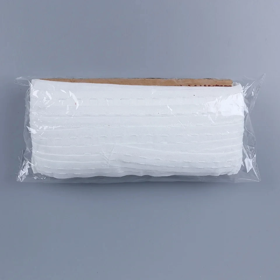 30Meters Curtain Accessories Cloth Belt 2.5cm For Curtains Eyelets Tape Rings Grommet Top Punching Hook Curtain Pleated Tape