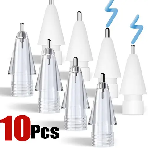Metal Precise Control Fine Point Tips for Apple Pencil 2/1 Gen iPencil Nibs Upgraded Replacement Tip For iPad Pro Pencil Nib