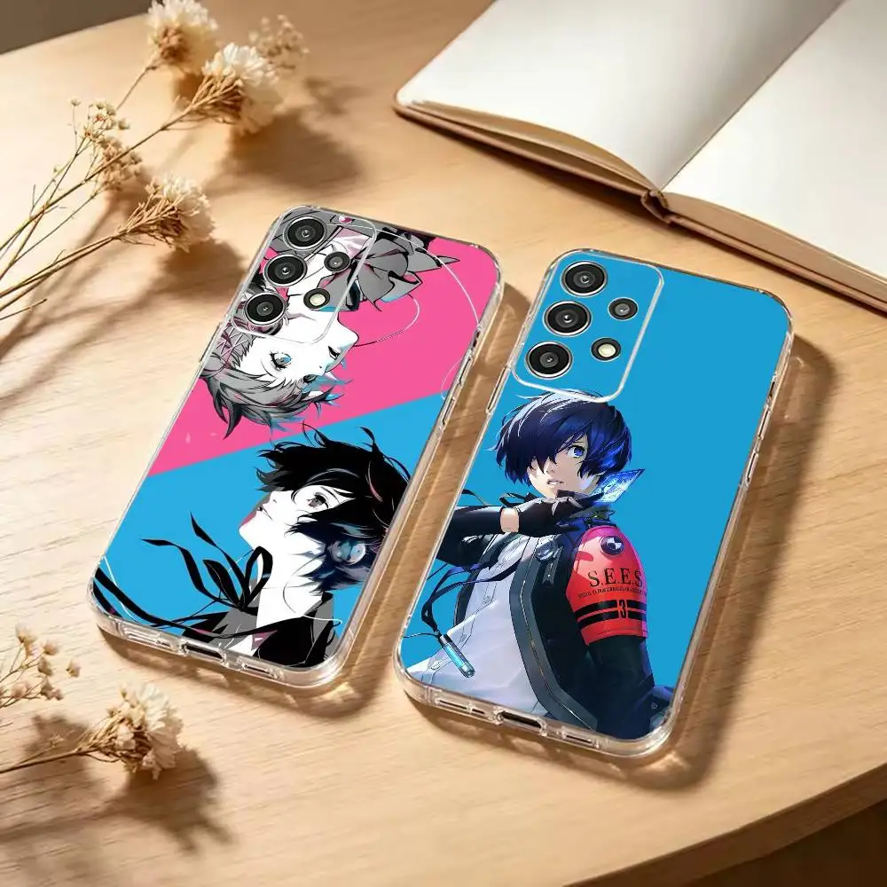 Pop Game P-Person 3 Phone Case Soft Transparent TPU Case For Samsung S25,S24,S21,S22,S23,S30,Ultra,S20,Plus